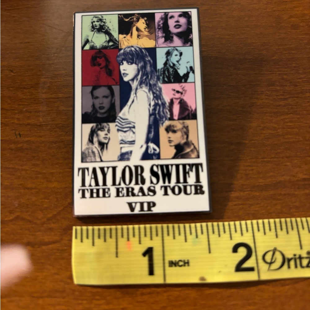 Taylor Swift Eras Tour VIP pin from merch box